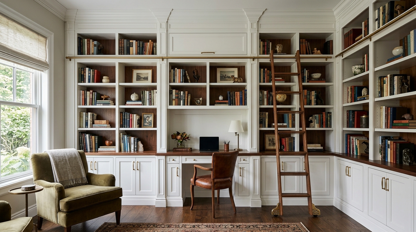 Custom Built-In Cabinets & Storage