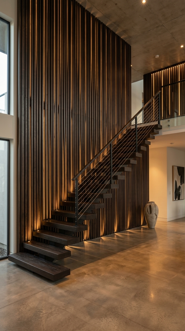 Custom accent wall installation